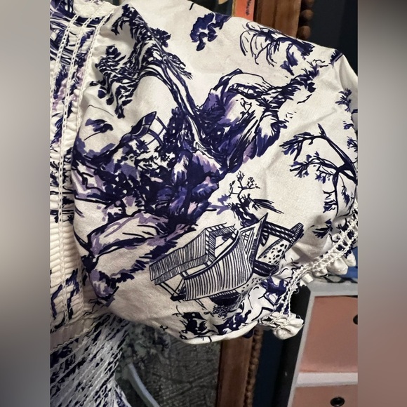 {OPT} Anthropologie Brand New Daphne Toile Midi Dress - Picture 11 of 12